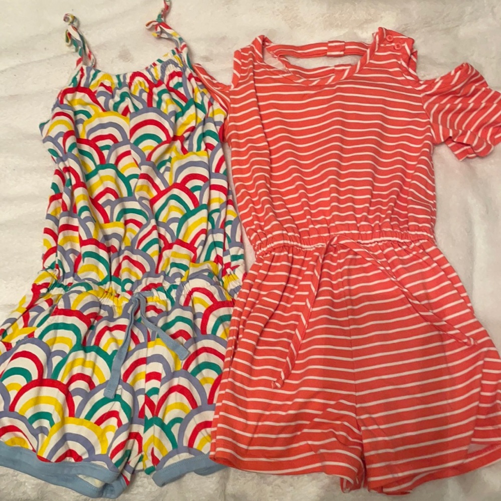 Girls romper size 7/8 (2pc)